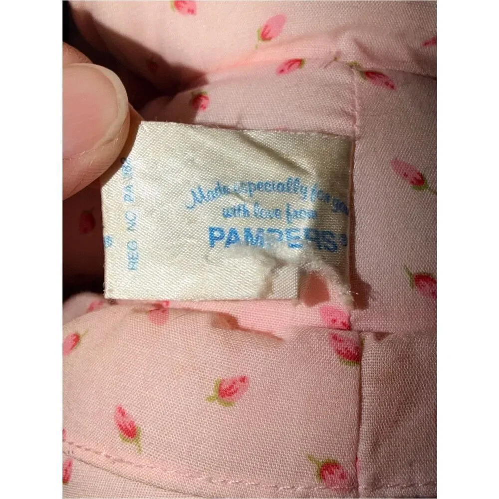 Vintage 1984 Muppet Babies Miss Piggy Plush Hasbro Softies Doll Pampers